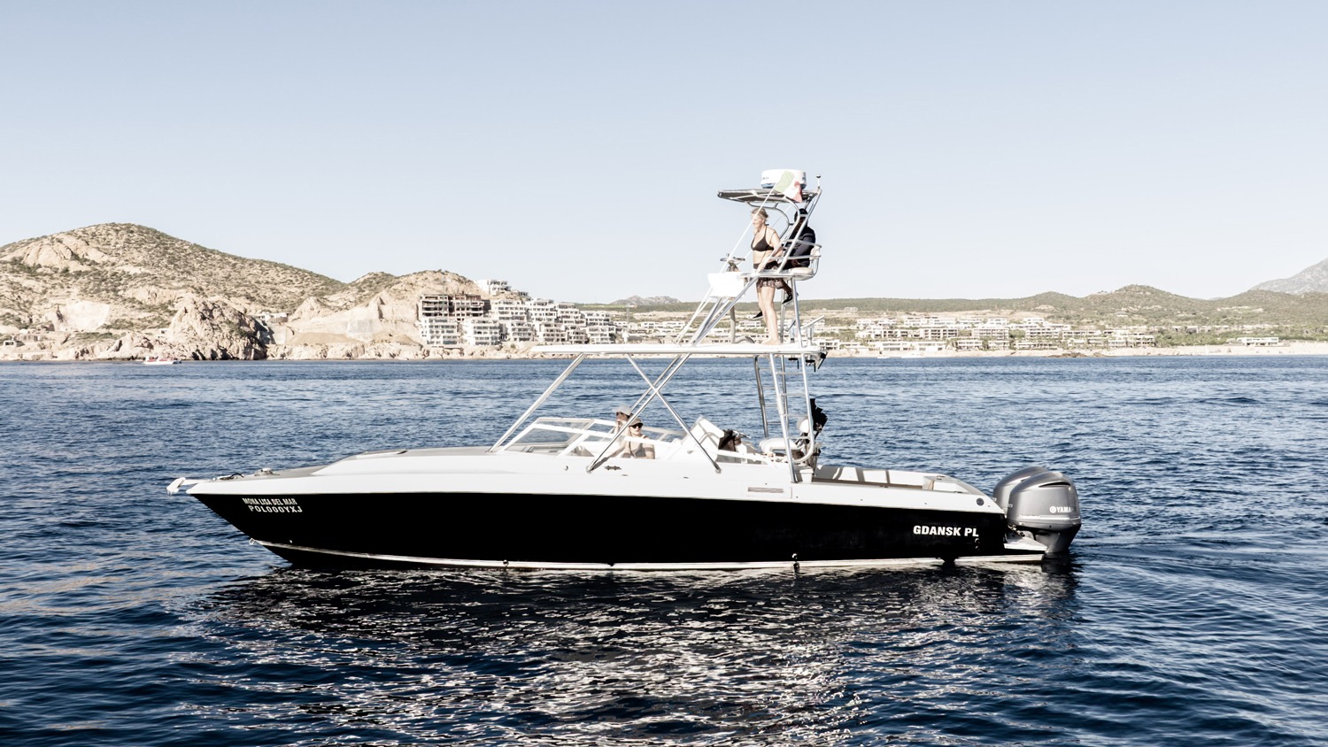 Our boat at Baja Shark Experience - Cabo San Lucas